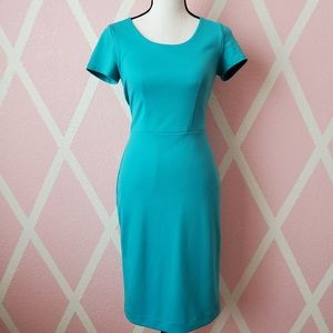 THE LIMITED Turquoise Pencil Dress